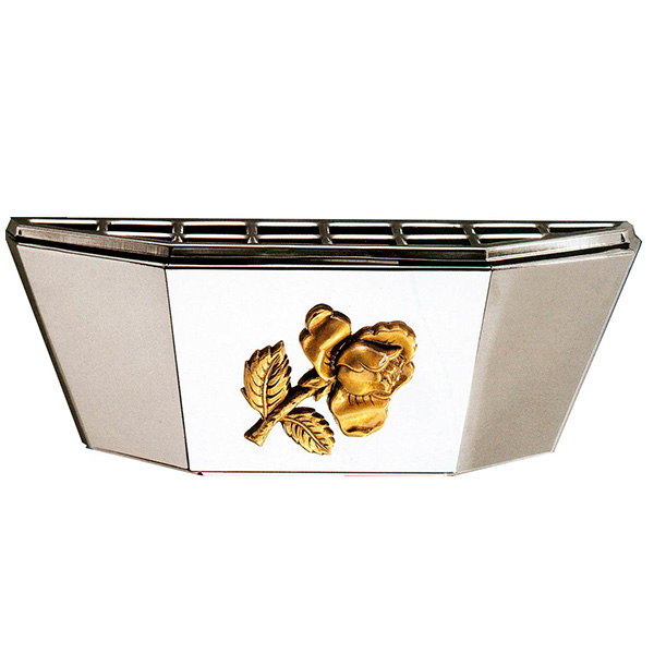 Jardinera con aplique flor